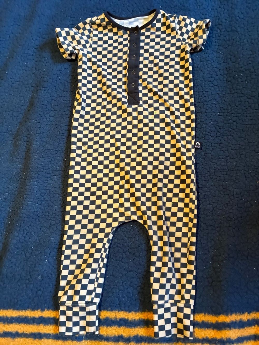 Rags Kids One Piece with checkered Print